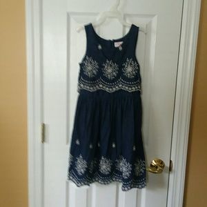Bloome De Jeune Fille Girls Denim Dress